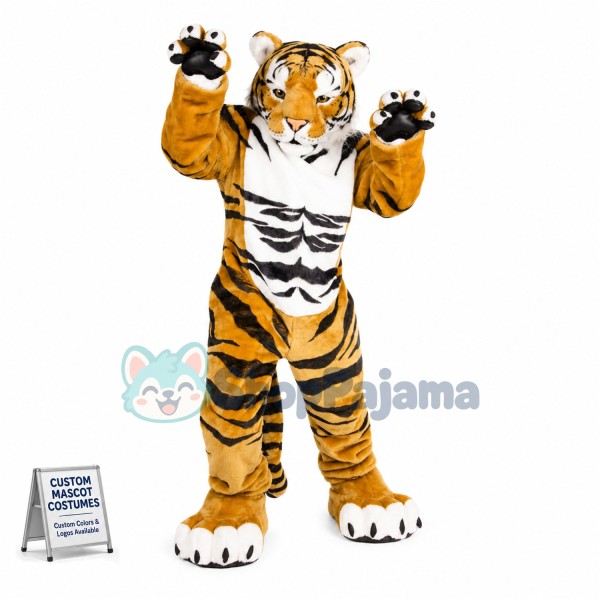Superb Lightweight Power Tiger Mascot Costume