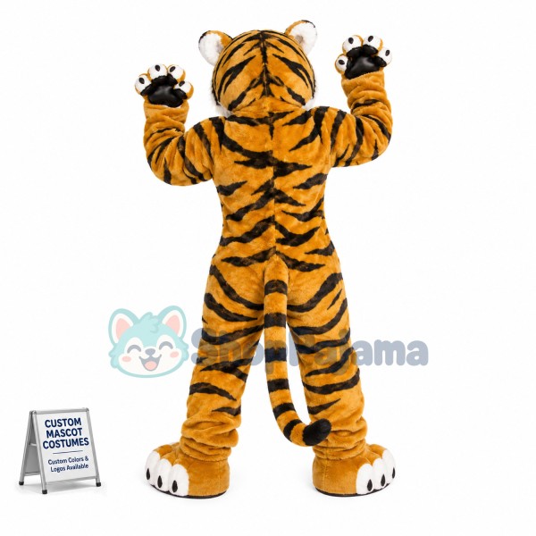 Superb Lightweight Power Tiger Mascot Costume