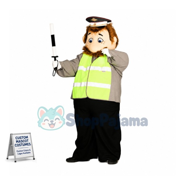 Traffic Police Mascot Costume