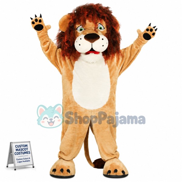 Superb Lovely Lion Mascot Costume