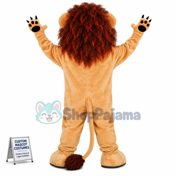 Superb Lovely Lion Mascot Costume