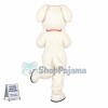 Red Heart White Rabbit Mascot Costume