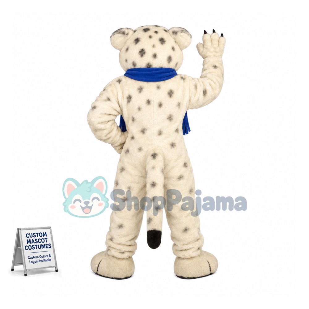 Lovely Snow Leopard Mascot Costume