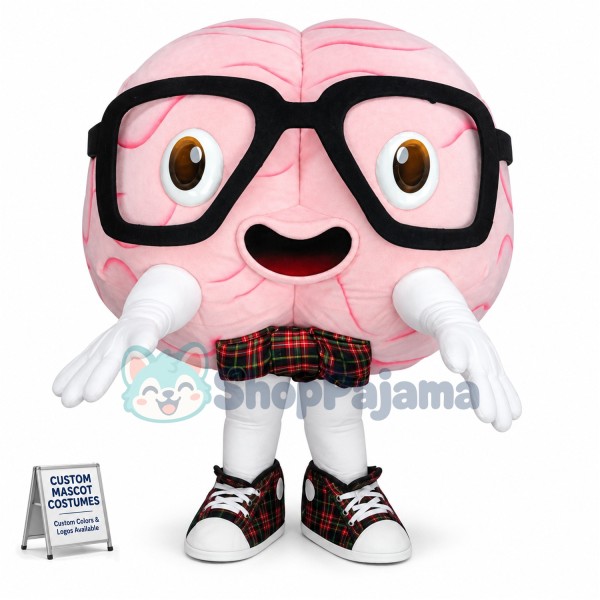 Superb Brain Mascot Costume