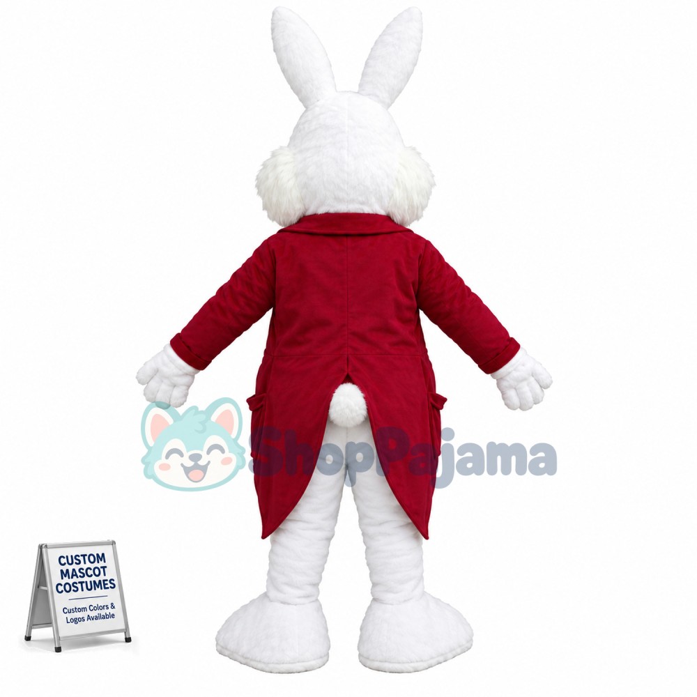 Adult Easter Bunny Mascot Costume