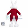 Adult Easter Bunny Mascot Costume