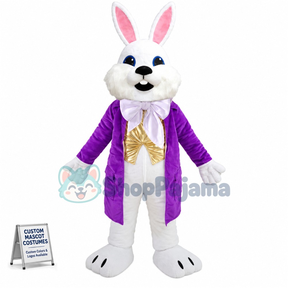 Affordable Adult Easter Bunny Mascot Costume