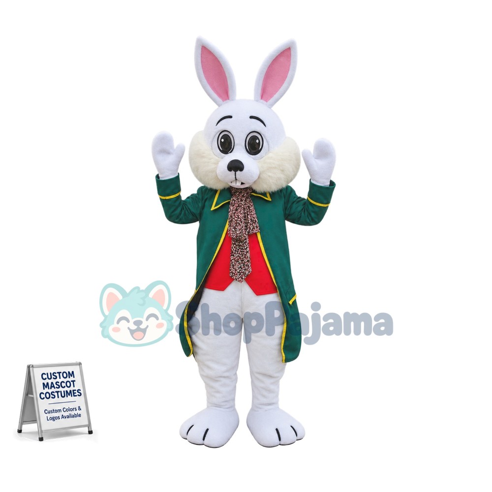 Lovely Adult Easter Bunny Mascot Costume