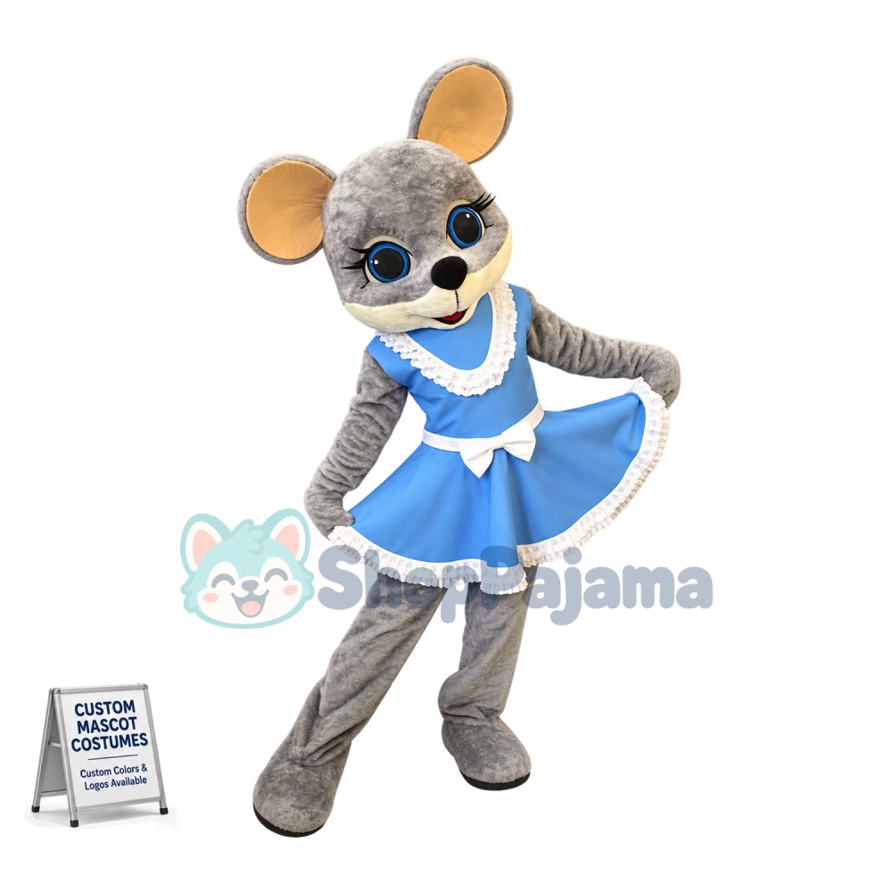 Beautiful Female Mouse Mascot Costume