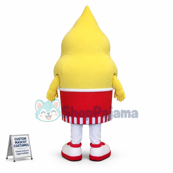 Superb Happy Ice Cream Mascot Costume