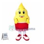 Superb Happy Ice Cream Mascot Costume