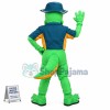 Superb Happy Crocodile Mascot Costume