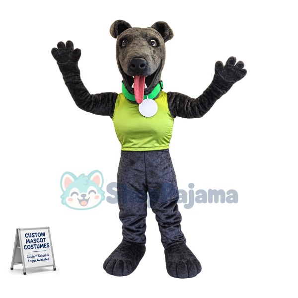 Superb Greyhound Mascot Costume