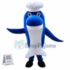 Affordable Chef Dolphin Mascot Costume
