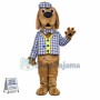 Superb Brown Dog Mascot Costume