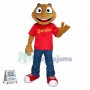 Superb College Frog Mascot Costume