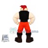 Superb Power Pirate Mascot Costume