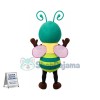 Superb Green Bee Mascot Costume