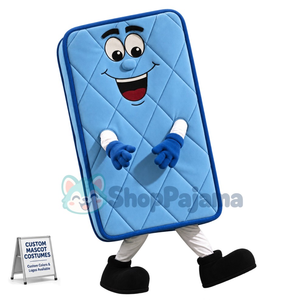 Superb Happy Mattress Mascot Costume