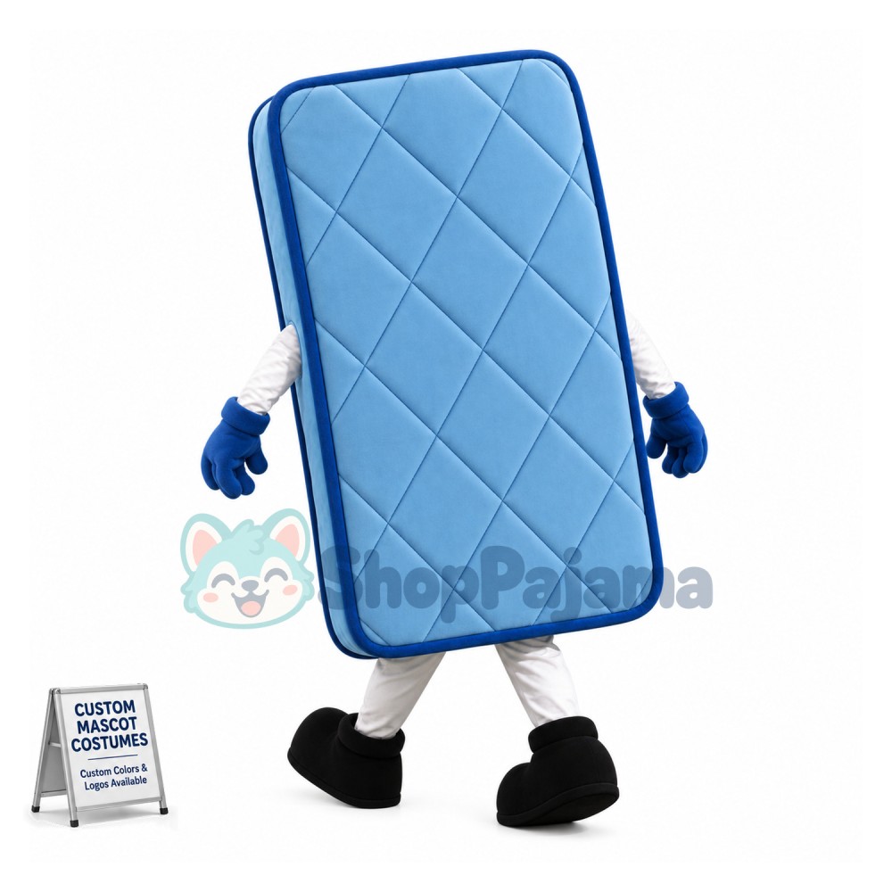 Superb Happy Mattress Mascot Costume
