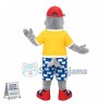 Superb College Dolphin Mascot Costume
