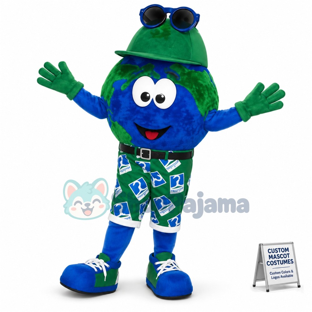 Happy Earth Mascot Costume