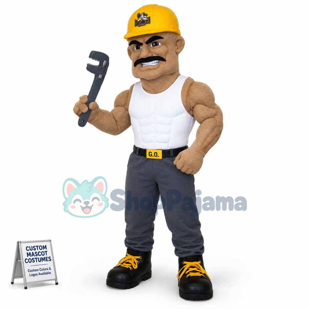Power Builder Mascot Costume