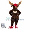 Superb Moose Mascot Costume