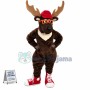 Superb Moose Mascot Costume