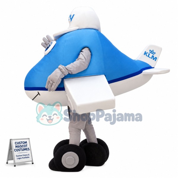 Superb Airplane Mascot Costume