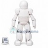 Superb White Robot Mascot Costume