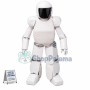 Superb White Robot Mascot Costume