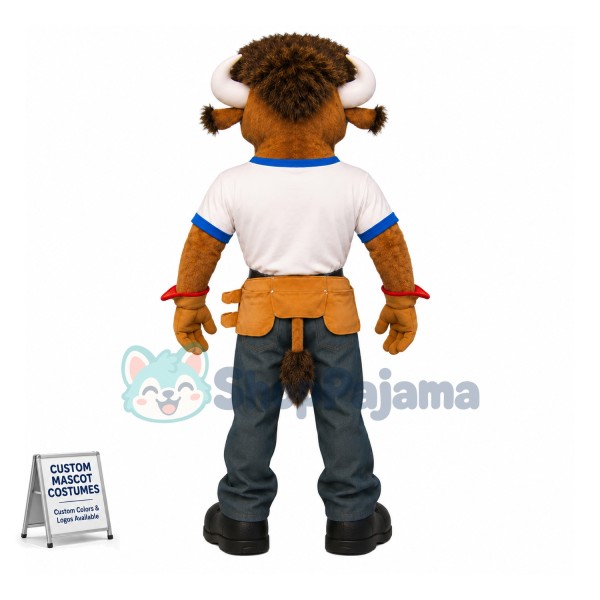 Superb Buffalo Mascot Costume