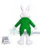 Green Suit Easter Bunny Mascot Costume Available In US Warehouse