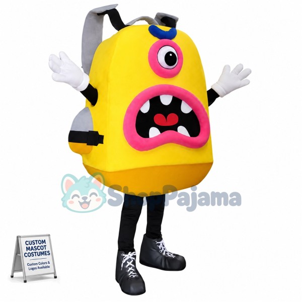 Funny Backpack Mascot Costume