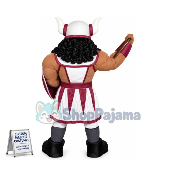 Superb Power Warrior Mascot Costume