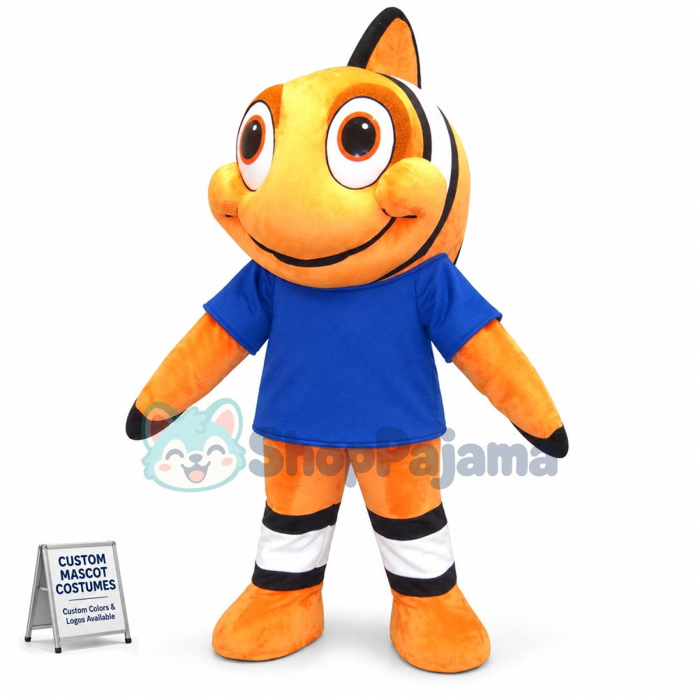 Superb Goldfish Mascot Costume