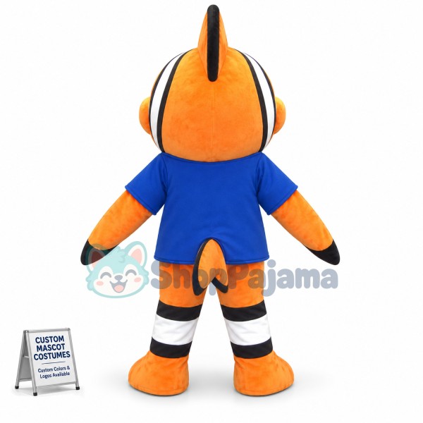 Superb Goldfish Mascot Costume