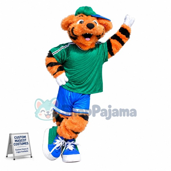 Young Sport Tiger Mascot Costume