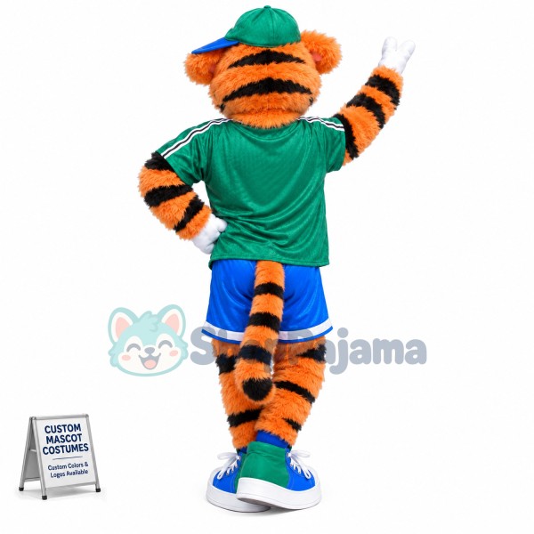 Young Sport Tiger Mascot Costume