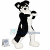 Black Border Collie Husky Dog Mascot Costume