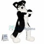Black Border Collie Husky Dog Mascot Costume