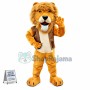 Superb Realistic Lion Mascot Costume