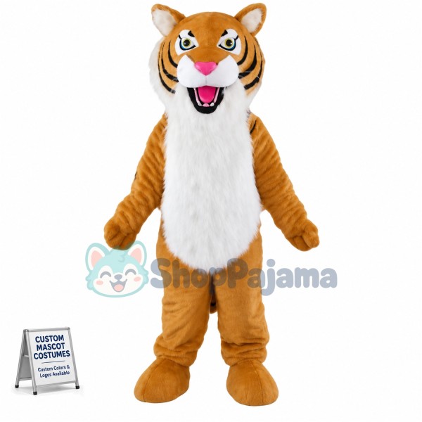 Brand New Tiger Mascot Costume