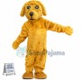 Yellow Lightweight Dog Mascot Costume