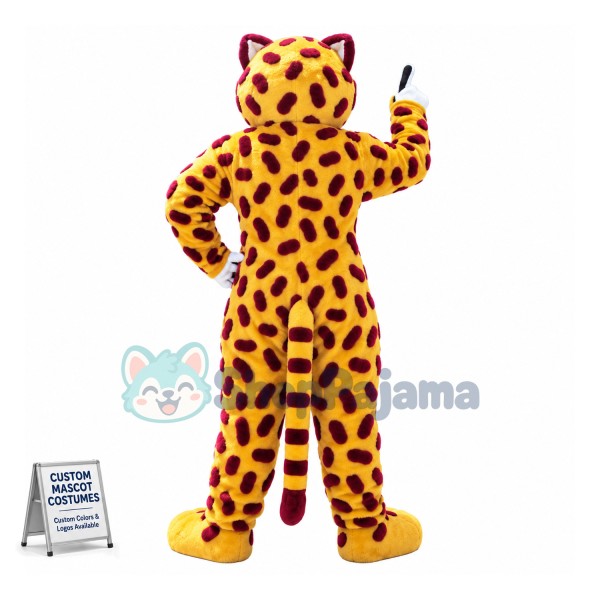 Fierce Jaguar Mascot Costume