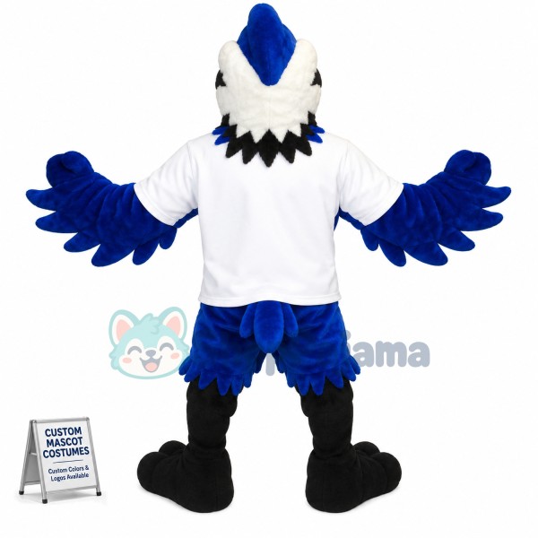 Fierce Lightweight Blue Jay Mascot Costume