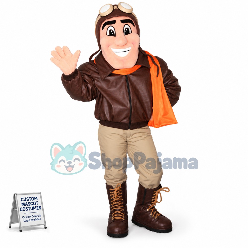 Top Quality Pilot Mascot Costume