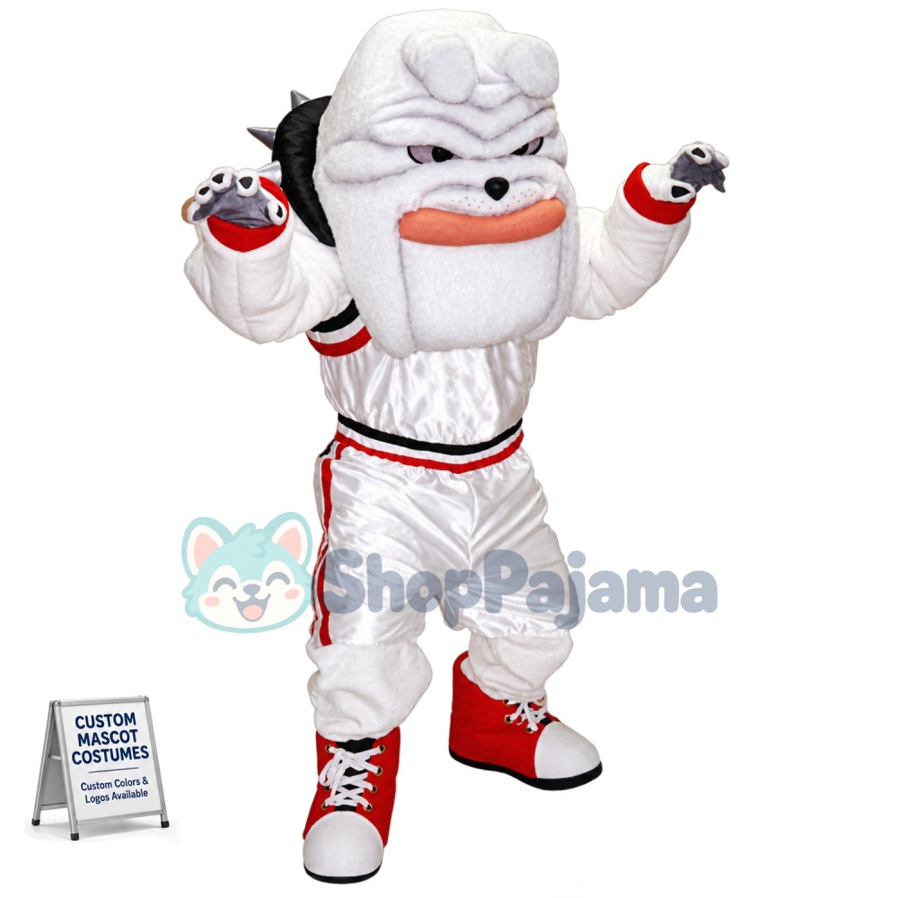 Basketball Bulldog Mascot Costume