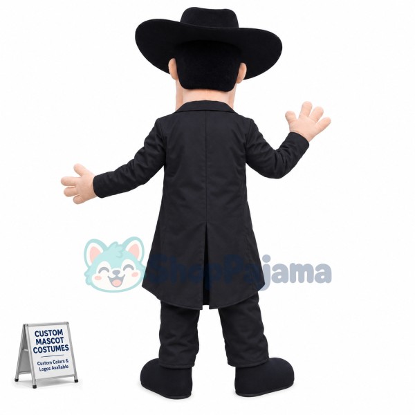 Gentleman Mascot Costume Custom Mascot